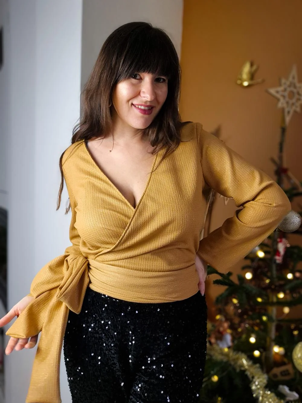 Blouse cache-coeur Lover